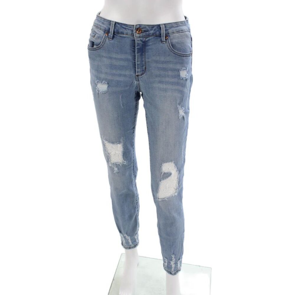 Tractr Teens Womens Skinny Blue Jeans Size 28